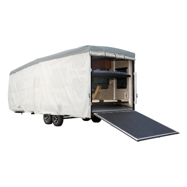 Eevelle EXPEDITION Series, Toy Hauler RV Cover, Gray Color, Fits 32-36ft Long RV EXTH3236 - main